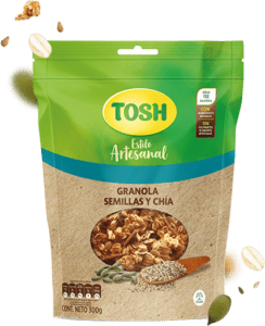 Granola Semillas y chia Tosh