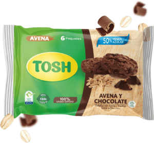 Galletas de avena y chocolate Tosh